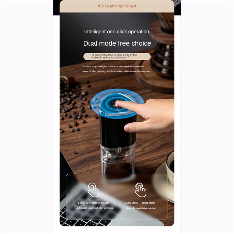 Coffee Bean Grinder Electric - 【Abrasives】 Macinacaffè USB 155ML con Nucleo