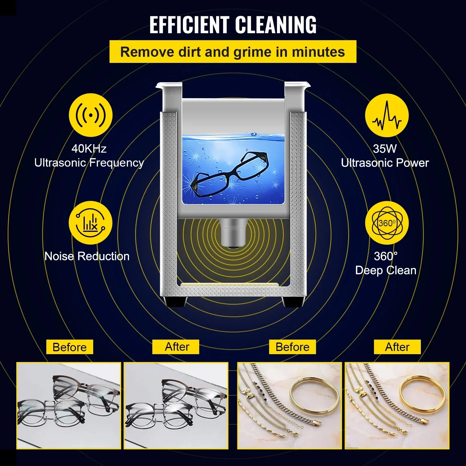 Pulitore a Ultrasuoni SIHAO in - Home Appliances recensione e prezzo