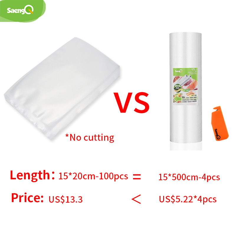 saengQ Sacchetti sottovuoto da - Food Vacuum Sealer Machine recensione e prezzo